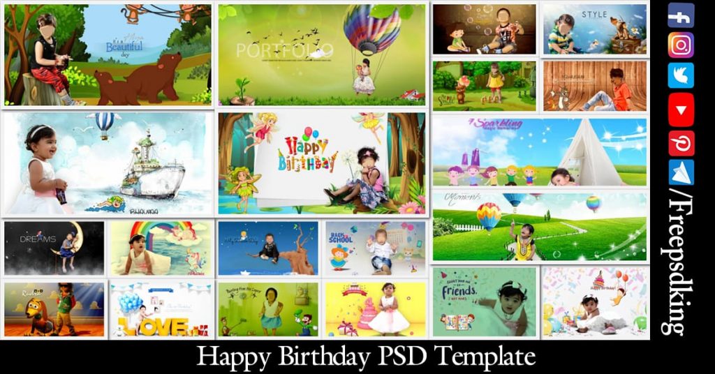 Download Happy Birthday Psd Template Free Download Birthday Psd File