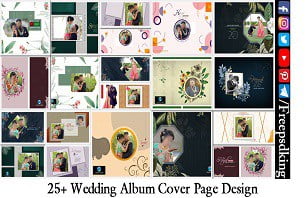 25+ Wedding Album Cover Page Design