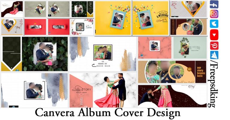 Canvera Album Cover Design Free Download - Freepsdking.com