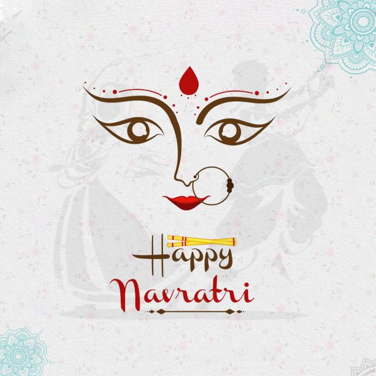 Happy Navratri Free PSD Template | Navratri Banner-Poster Design (2021)