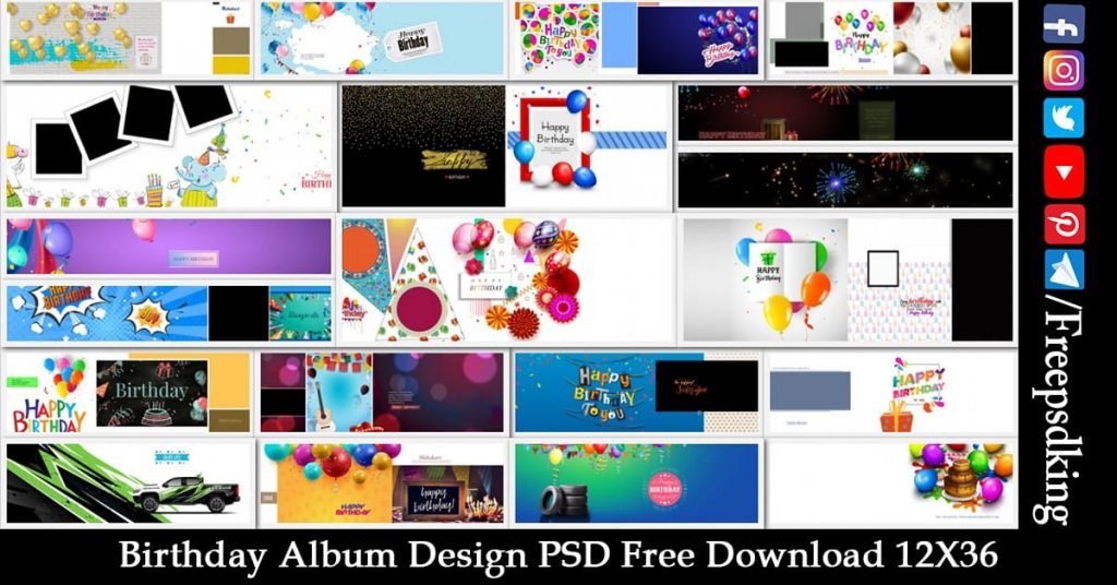  Birthday-Album-Design-PSD-Free-Download-12X36 2020
