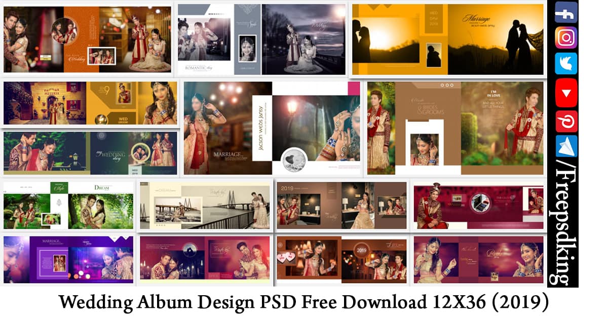 12x36 album design psd deals 2019