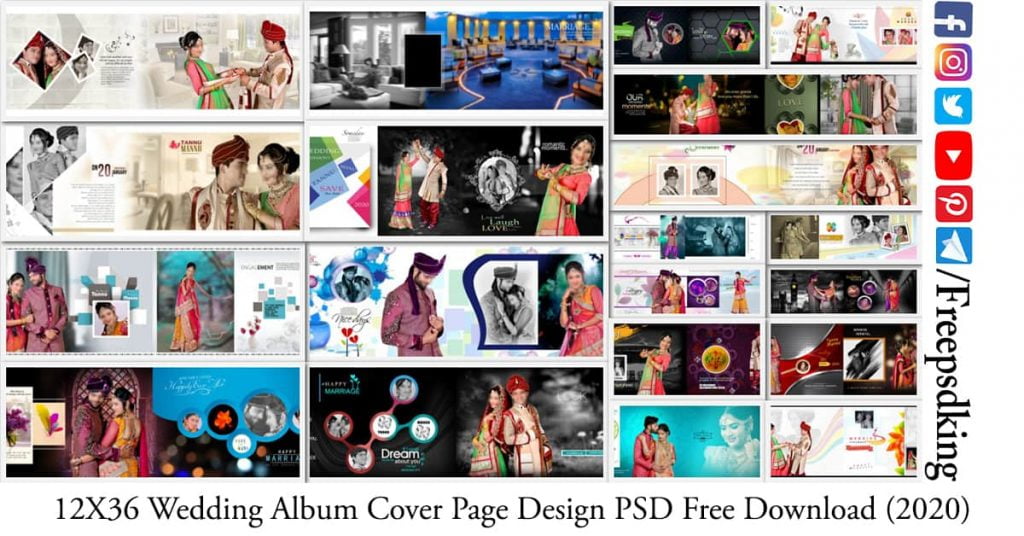 Hãy đến với chúng tôi nếu bạn muốn tạo một trang bìa album cưới đẹp mắt và hoàn toàn miễn phí. Chúng tôi cung cấp một bộ sưu tập đầy đủ các file PSD thiết kế trang bìa để đem lại cho bạn sự thoải mái. Hãy nhấp vào hình ảnh để tải xuống ngay!