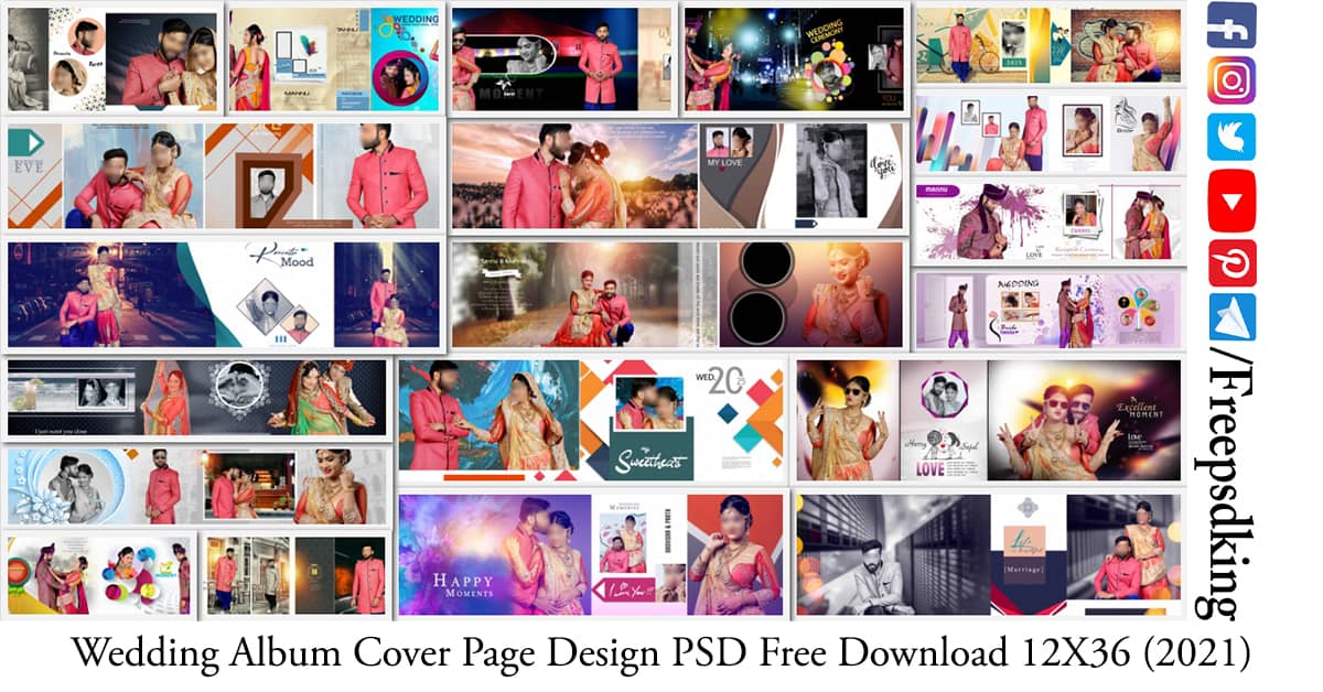 photo album cover page design
