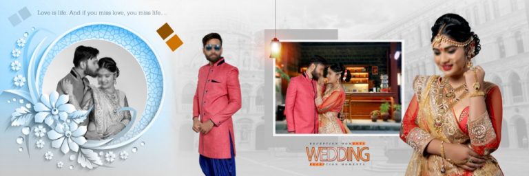 Wedding Album Cover Page Design PSD Free Download 12X36 (2021)