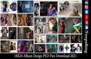 18X24 Album Design PSD Free Download 2021