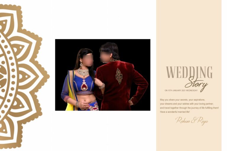 Front Cover Indian Wedding Album Cover Design Free Download