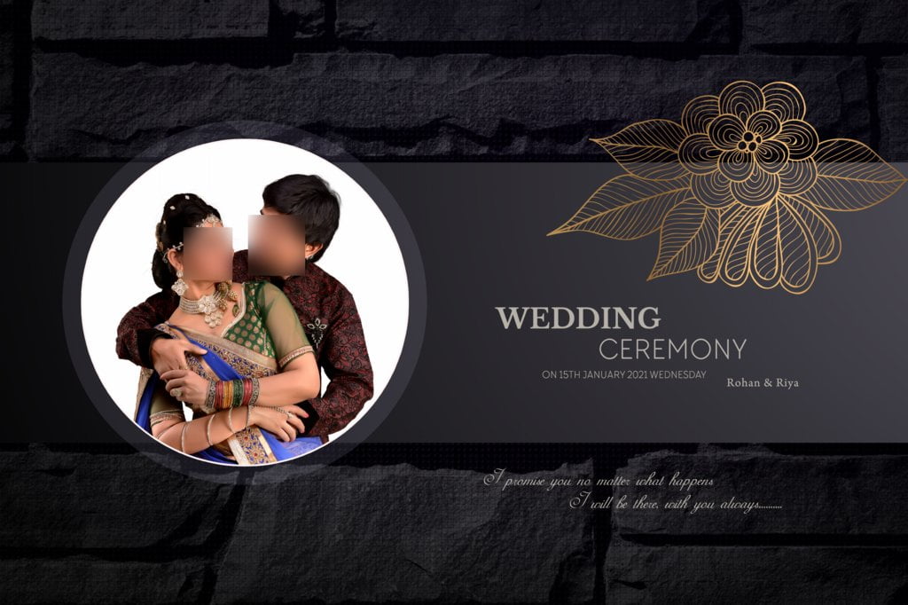 Indian Wedding Album Cover Page Design Free Download