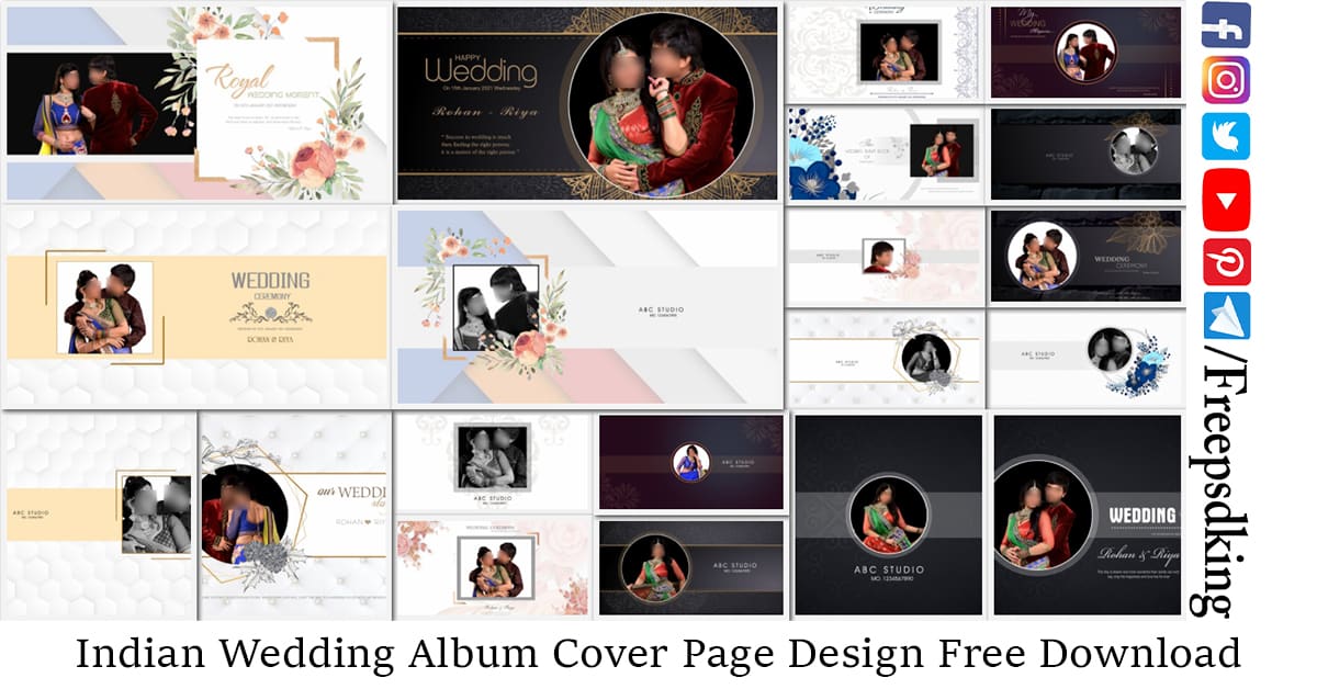Free Music Album Cover Art Banner Photoshop Template - Indiater