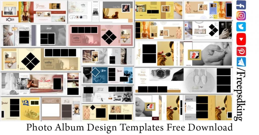 photobook template photoshop free download