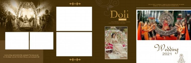 Wedding Album Design PSD Free Download 12X36 Zip - Freepsdking.com