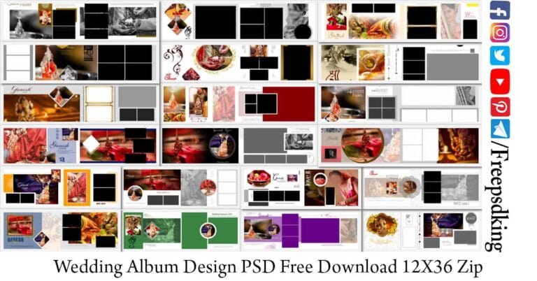 wedding album design psd free download 12x36 2018