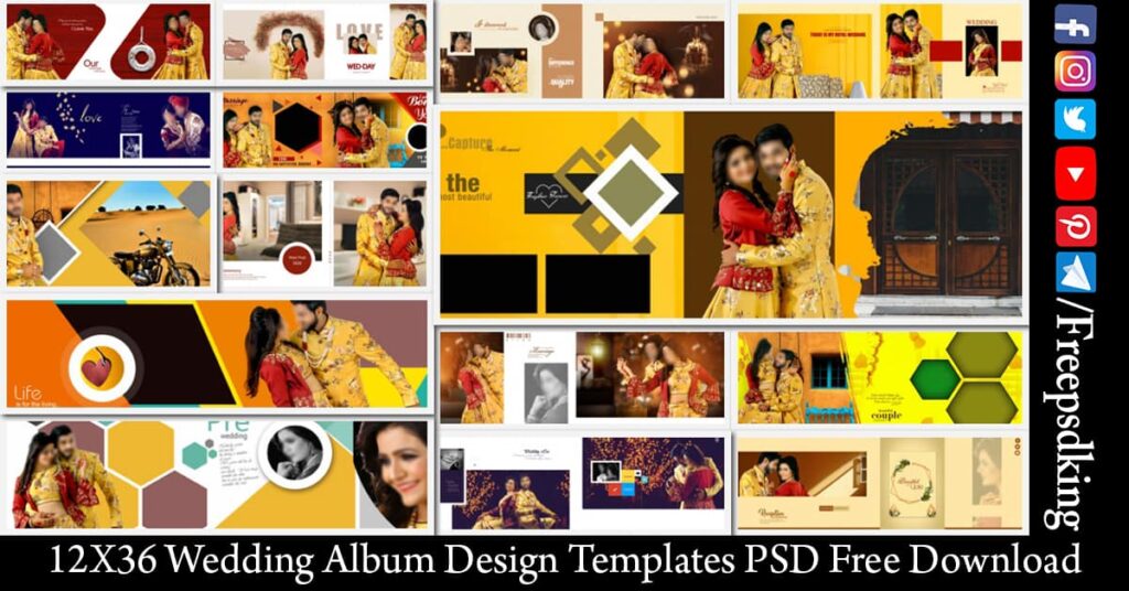 Kerala Wedding Album Design Templates Psd Free Download Poletours