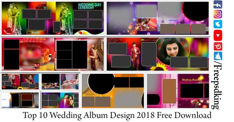 Wedding Album Design 2018 Free Download - Freepsdking.com