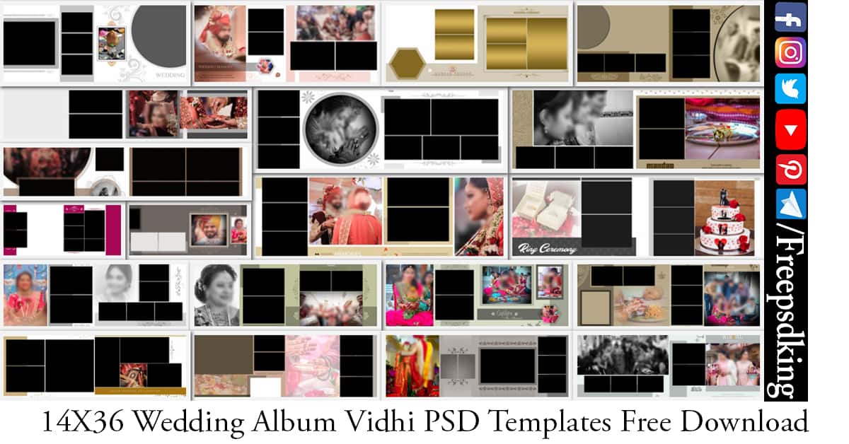 12x18 Photo Album HD Vidhi Backgrounds