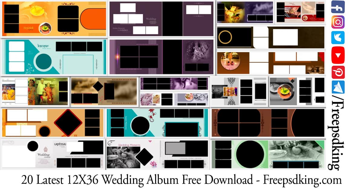 12X36 Wedding Album Free Download - Freepsdking.com