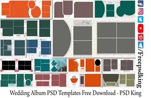 Wedding Album PSD Templates Free Download