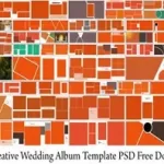 Wedding Album Template PSD Free Download