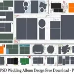 PSD Wedding Album Design