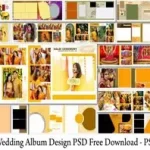 Haldi Wedding Album Design PSD Free Download