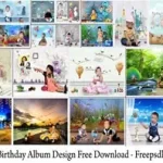 Layout Birthday Album Design