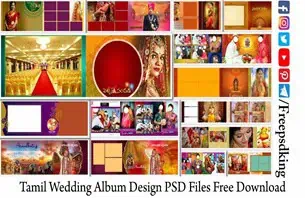 Tamil Wedding Album Design