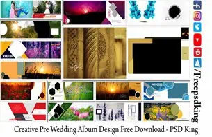 Creative Pre Wedding Album Design