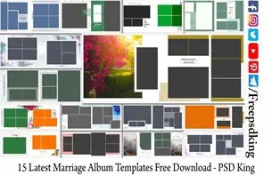 Marriage Album Templates