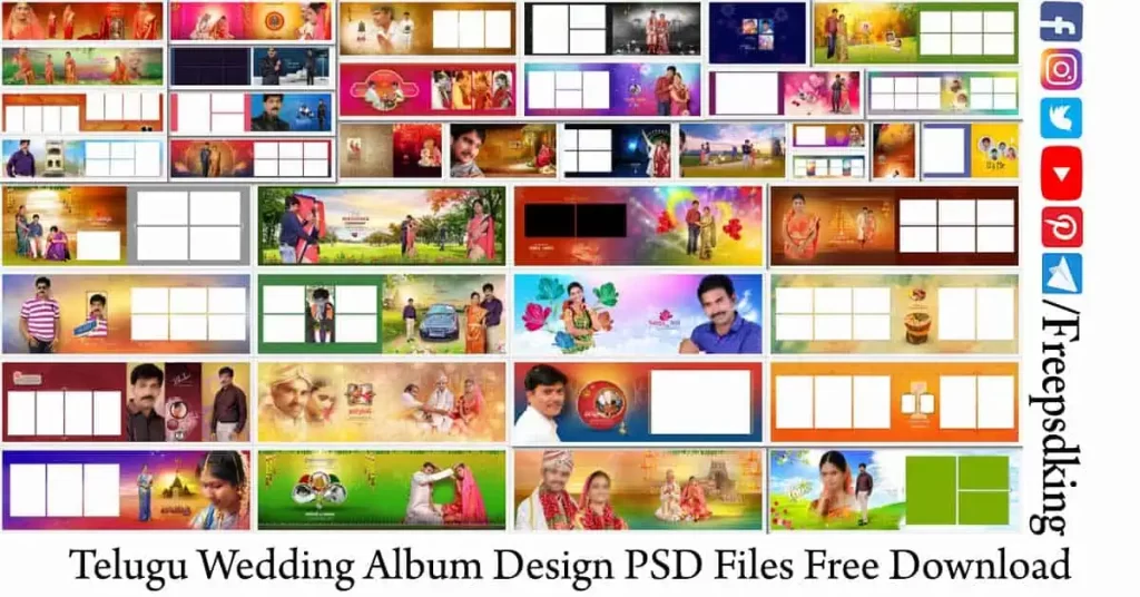 Telugu Wedding Album Design Psd Free Download Psd King